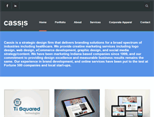 Tablet Screenshot of cassisdesign.com